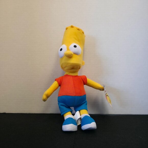 The Simpsons Bart Simpson Plush 10" Nanco 2005 Soft Toy Collectible - Picture 5 of 5
